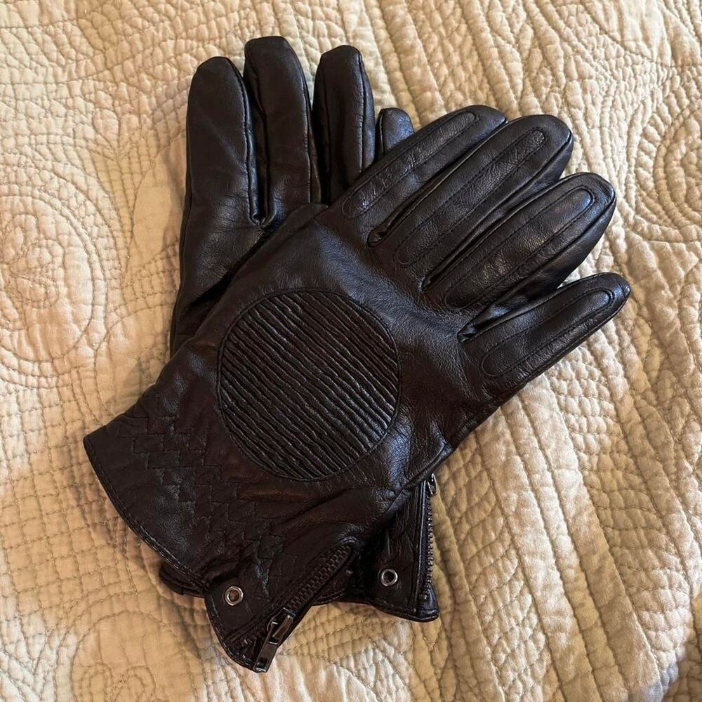 Unbranded Women's Black and Brown Gloves